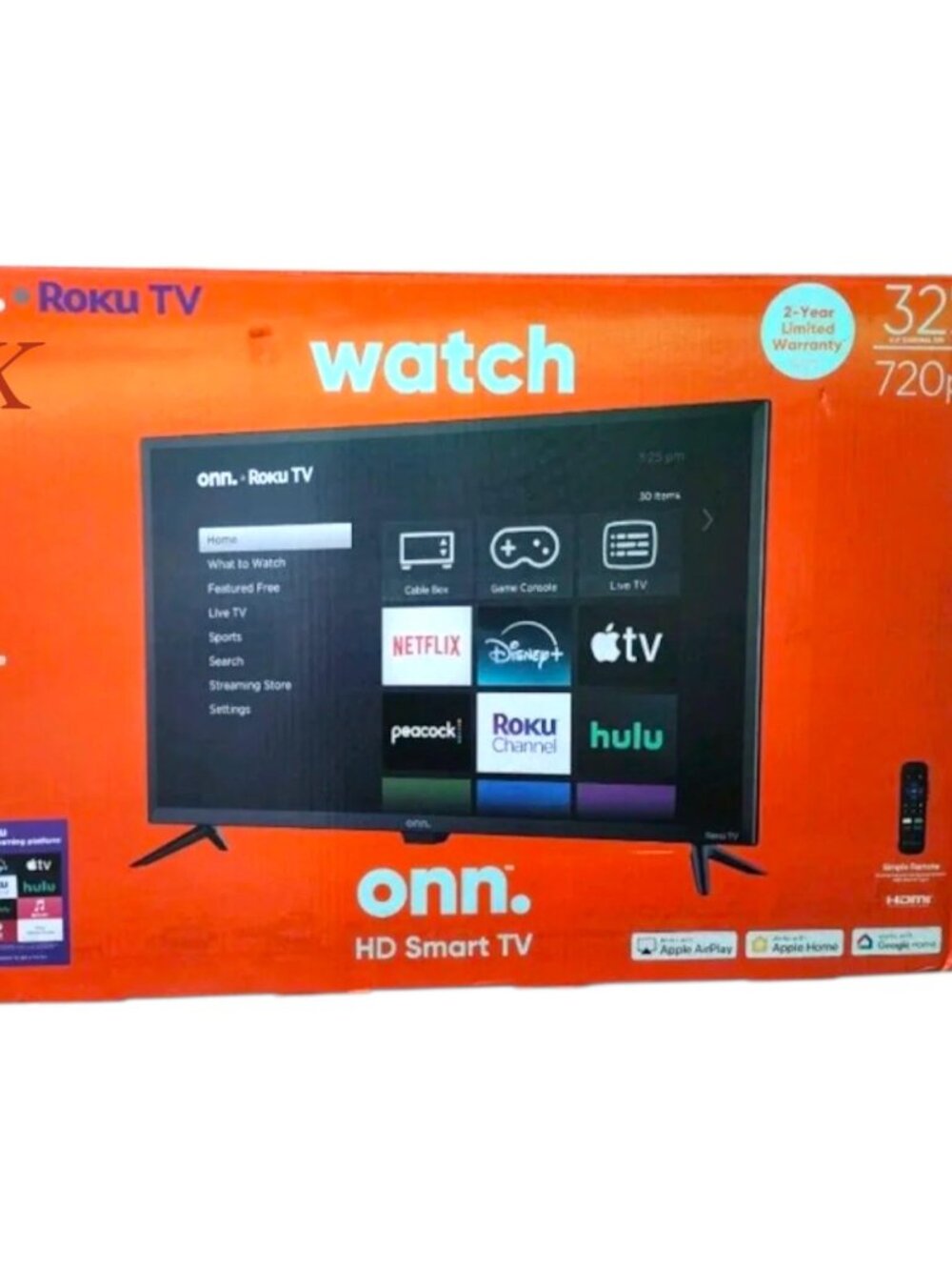 ❌SOLD❌ ONN 32" 720p LED ROKU SMART TV